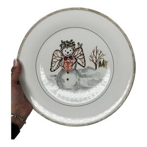 American Atelier Angel Ceramic Dinner Plate